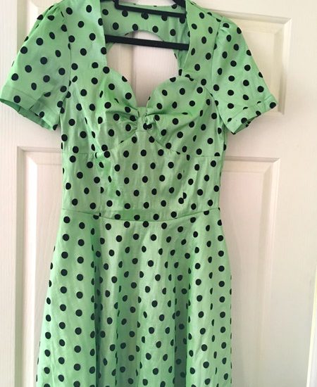 Dotted 50's style dress