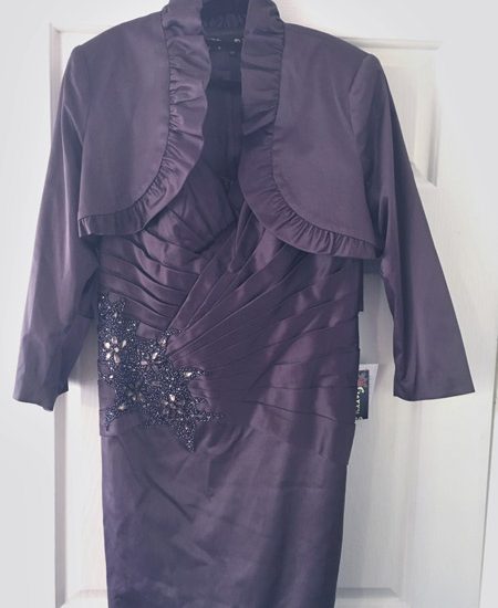 Purple vintage attire